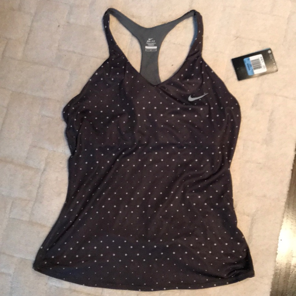 NWT Nike dri-fit tank with built in bra (tennis)
